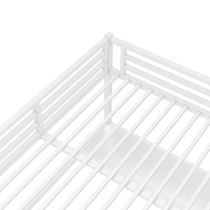 Gizelle Metal Loft Bed With USB Charging Station And LED Lights