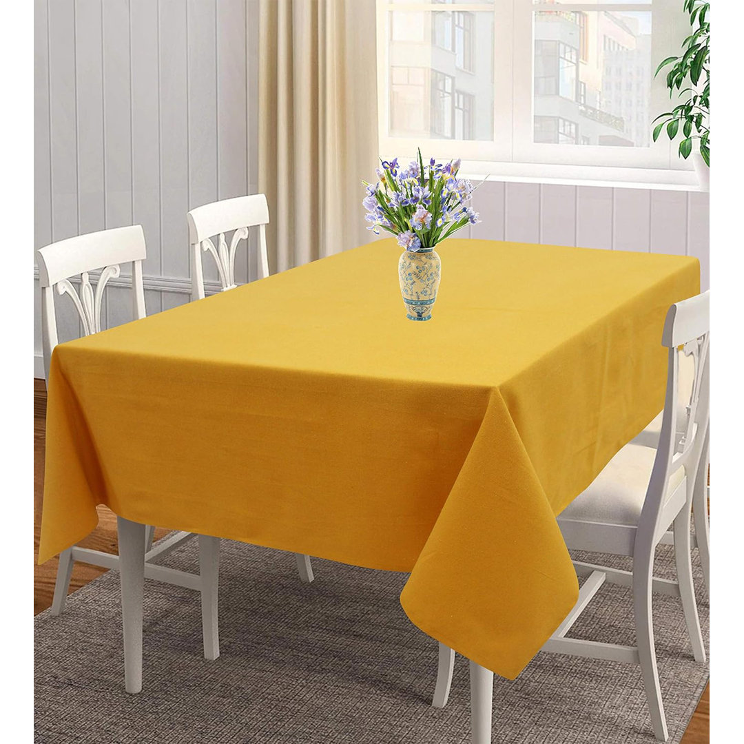 Polyester Tablecloth Rectangular 1PC - Wrinkle & Stain Resistant, Heavy Duty Banquet Cloth - Wedding, Party & Restaurant Use