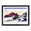 Inume Pass in the Kai Province by Katsushika Hokusai - Picture Frame Painting Print-55575907-55575908