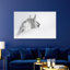 Superbe art sur toile 3D en coton blanc avec un thème romantique, idéal pour un décor moderne ou comme cadeau de mariage unique