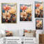 «Colorful Lotus Blooms Abstraction II», reproduction sur toile-1399656547-1399656548