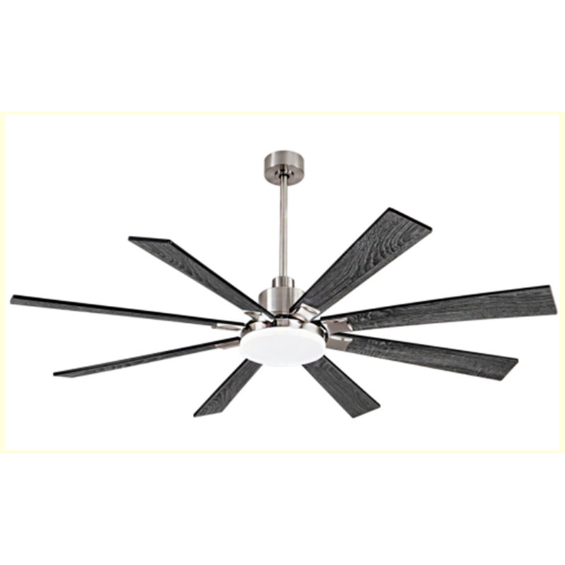 Ventilateurs de plafond avec lumières, ventilateur de plafond de 72 pouces avec télécommande, 3 lumières à intensité variable CCT, moteur CC réversible silencieux, ventilateurs de plafond intérieur / extérieur à 8 pales pour chambre à coucher, maison de campagne, patio