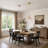 1-Amber iron dimmable glass pendant light