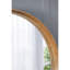 Miroir rond de 31,5 po avec support en bois de pin, pour mur de salle de bain et de salon en bois, apportant un nouveau look à
