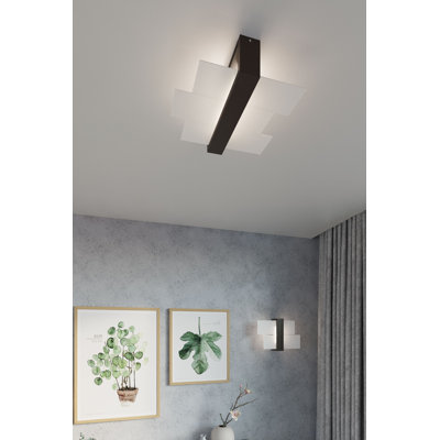 Karragullen Plastic Flush Mounted Sconce