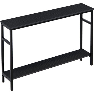 Narrow Console Table with Adjustable Shelf, Modern Sofa Table for Entryway, Living Room and Hallway