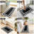 Absorbent Non-Slip Washable Bath Mat Bathroom Rug(Set of 4)-2034535127