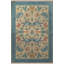 Tapis décoratif bleu-beige à motif de libellules et de papillons-868321655