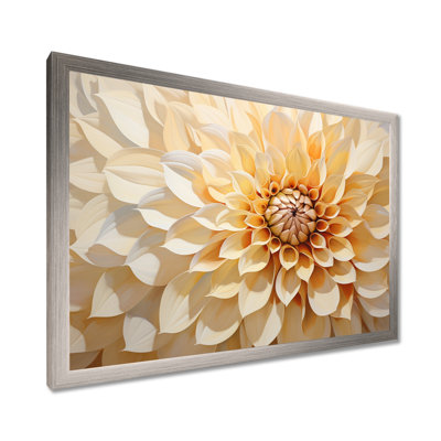 Minimalisme Dahlia - art mural Dahlia