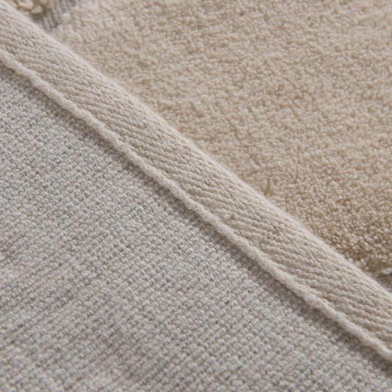 Premium 2-Piece Bathmat Set, Antibacterial, Non-Slip, 100% Cotton, Beige | Includes 19.7 x 23.6 inches & 23.6 x 39.4 inches Mats | Machine Washable at 86°F, Soft Pile Height: 1.0 inch | Perfect for Luxurious Bathroom Decor