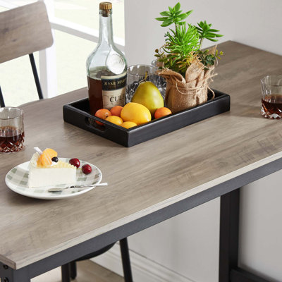 Ensemble de table de bar avec 4 tabourets de bar et siège souple en polyuréthane