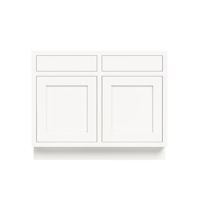 Armoire de salle de bain avec faux tiroirs L 42 po x H 34,5 po x P 25 po prête à assembler Casainc
