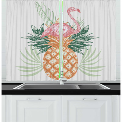 Floral Kitchen Curtain