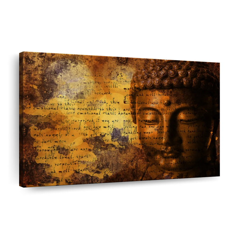 Buddhism Canvas Print, 26" H x 39" W x 1.25" D
