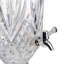 Distributeur de boissons avec couvercle Malaki 19 po - transparent, argent poli