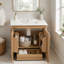 Meuble-lavabo 30 po avec lavabo et rangement multifonctionnel