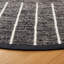 Flore Geometric Handmade Kilim Wool/Cotton Area Rug in Black/Ivory-1155923904