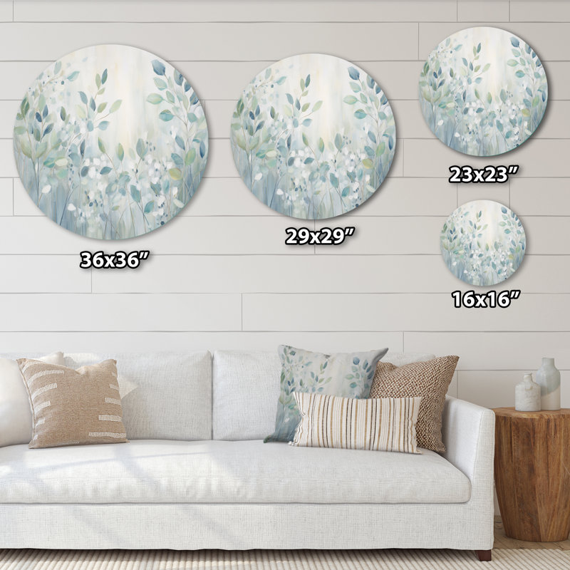 Montmiral - Décoration murale abstraite ronde en métal, H 16 po x l 16 po