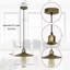 Bryana 1 - Light Brushed Brass Single Pendant-343503915