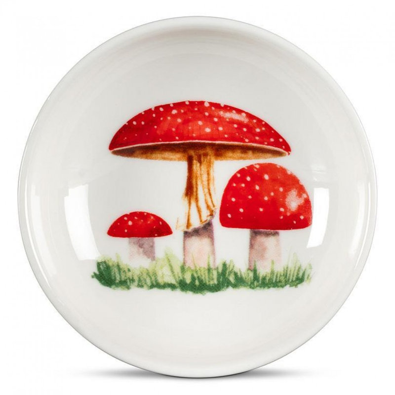Petit plat avec champignon