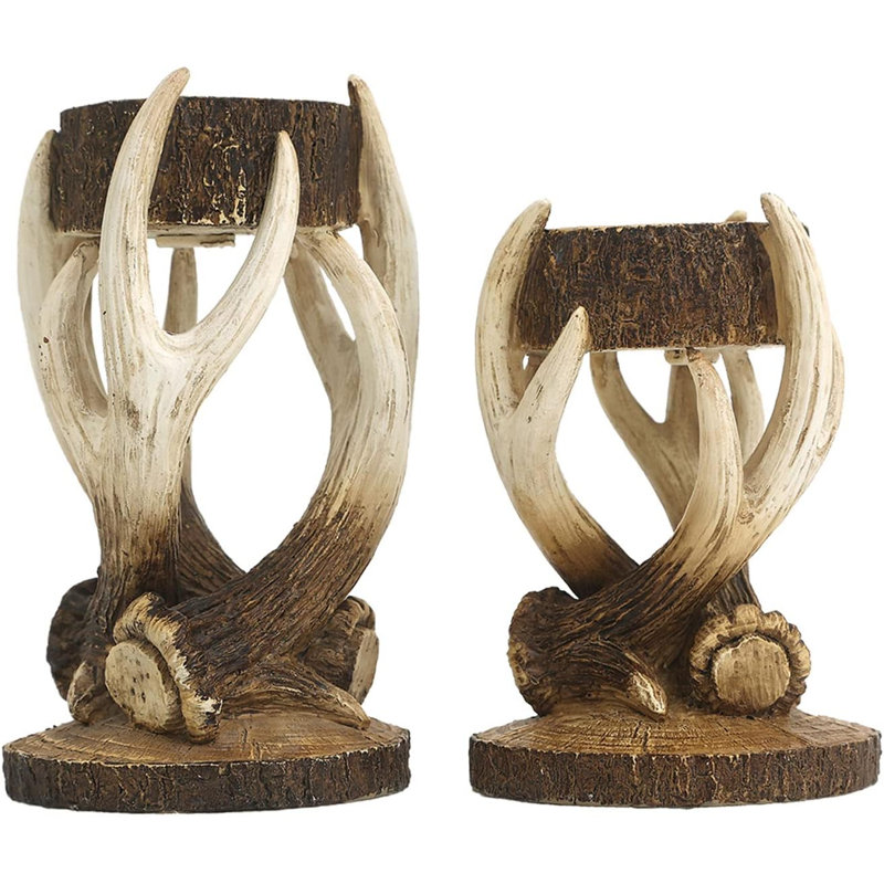 Deer Antler Candle Holder