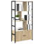 Bookshelf Engineered Wood Freestanding Tiered Home Shelving Living Room-186153383-186153402