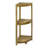 Sela 33" Classic Minimalist 3-Tier Acacia Wood Freestanding Bathroom Corner Shelf-1773877238