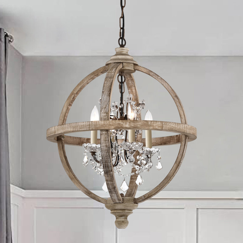 Juniperberry 4 - Light Dimmable Chandelier