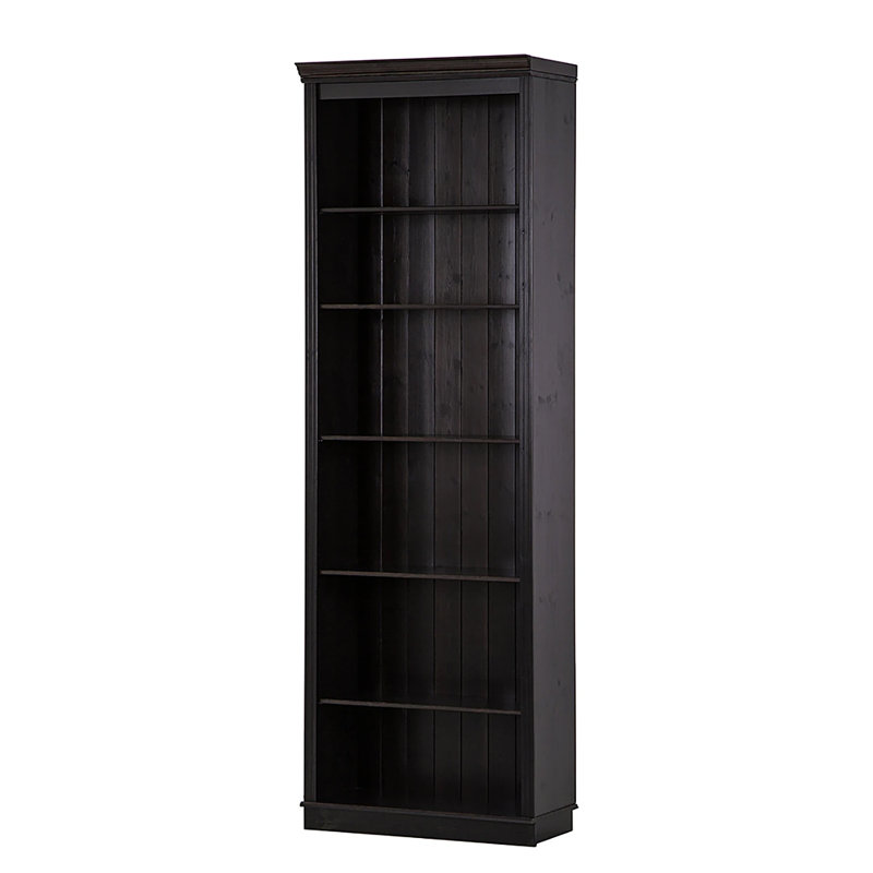 Mallouk 223cm H x 74cm W Standard Bookcase, Brown