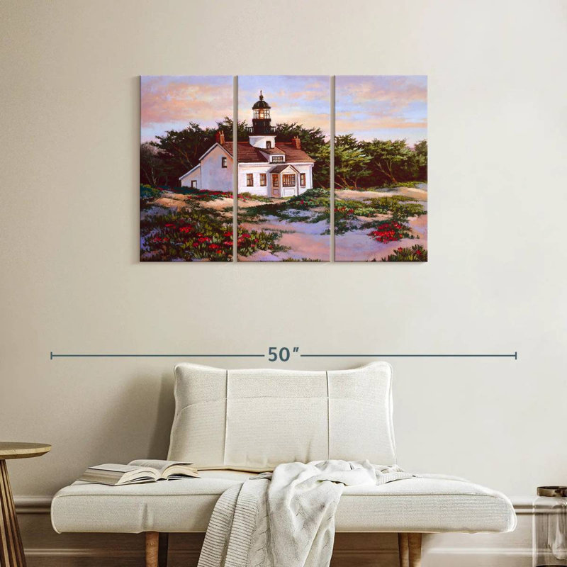 Point pinos lighthouse Aletra, H 24 po x l 38 po