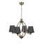Roberson 4 - Light Shaded Chandelier-399573117-399573104