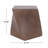 Outdoor square shape Concrete Side Table