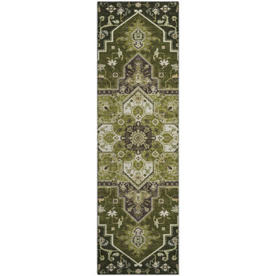 Premium Machine Washable Corum AMF1036 Oriental Rug