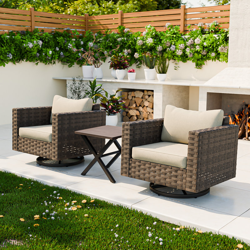 Ensemble de meubles de patio 3 pièces