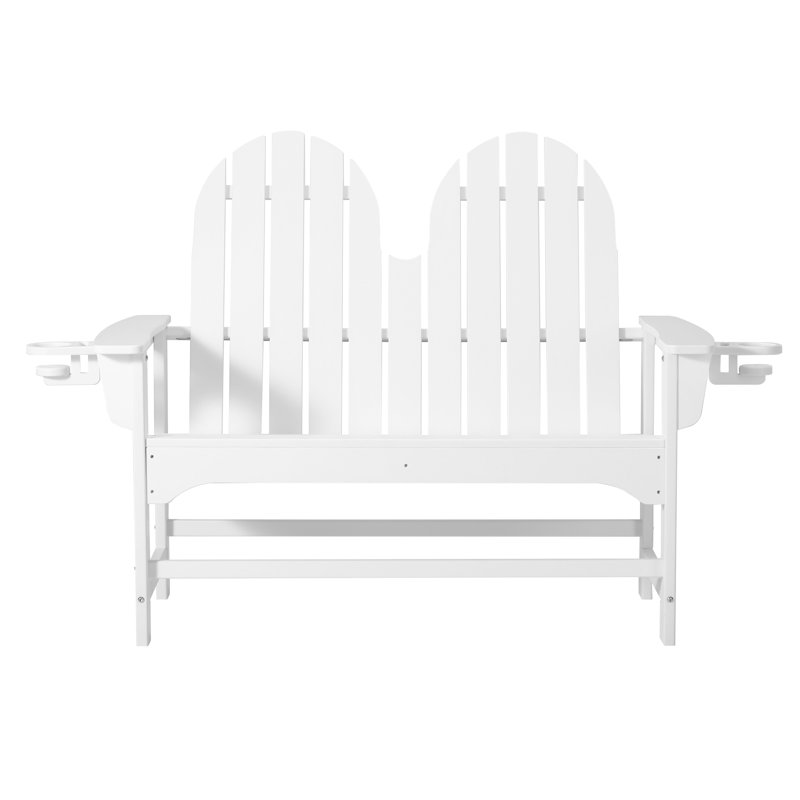 Banc en poly Adirondack 49 po, Blanc