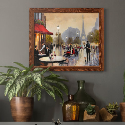 Paris Stroll - Cadre photo, reproduction d'art sur toile
