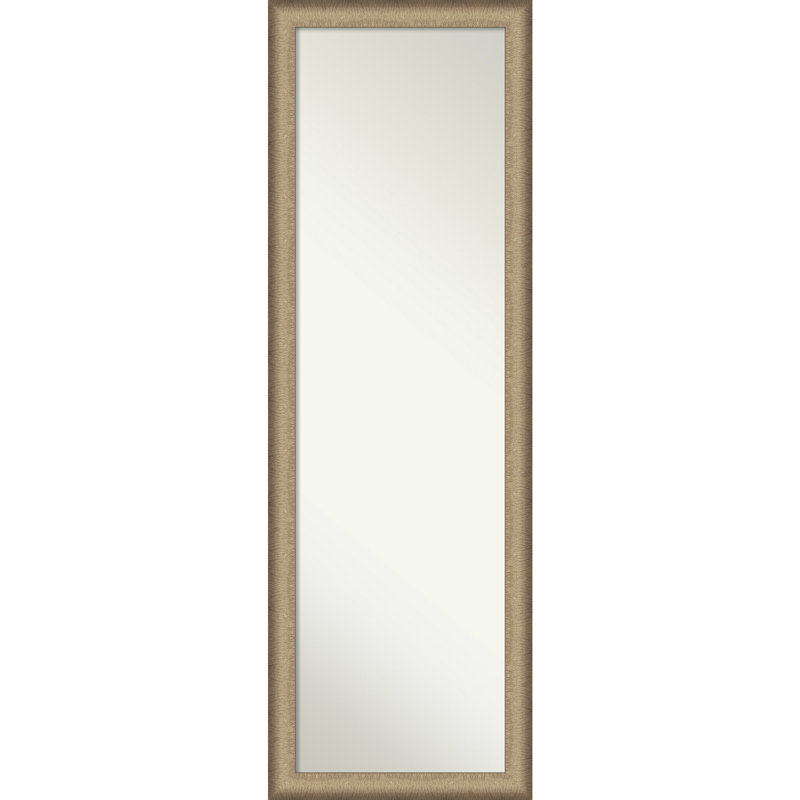 Wyrick Flat Mirror, 51" x 17", Brushed Bronze