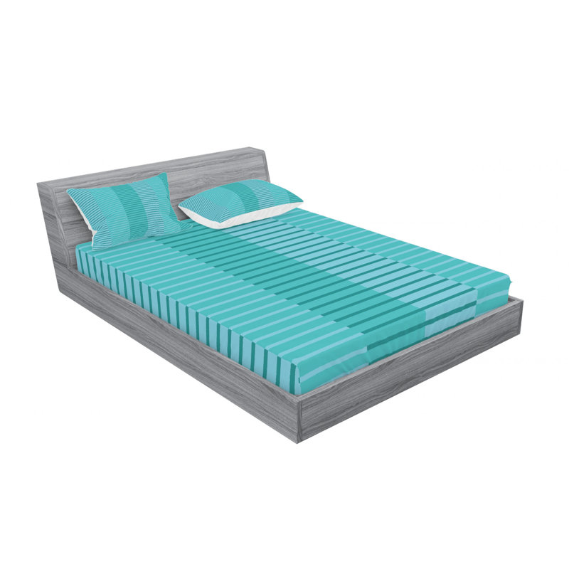 Microfiber Striped Sheet Set, Full