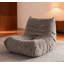 Meuble de salon d'appoint en microfibre capitonné à boutons 1 pièce-419101126