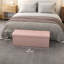 Banc de rangement avec repose-pieds de 43 po, coffre de rangement, repose-pieds et banc de chambre avec rangement-769305661