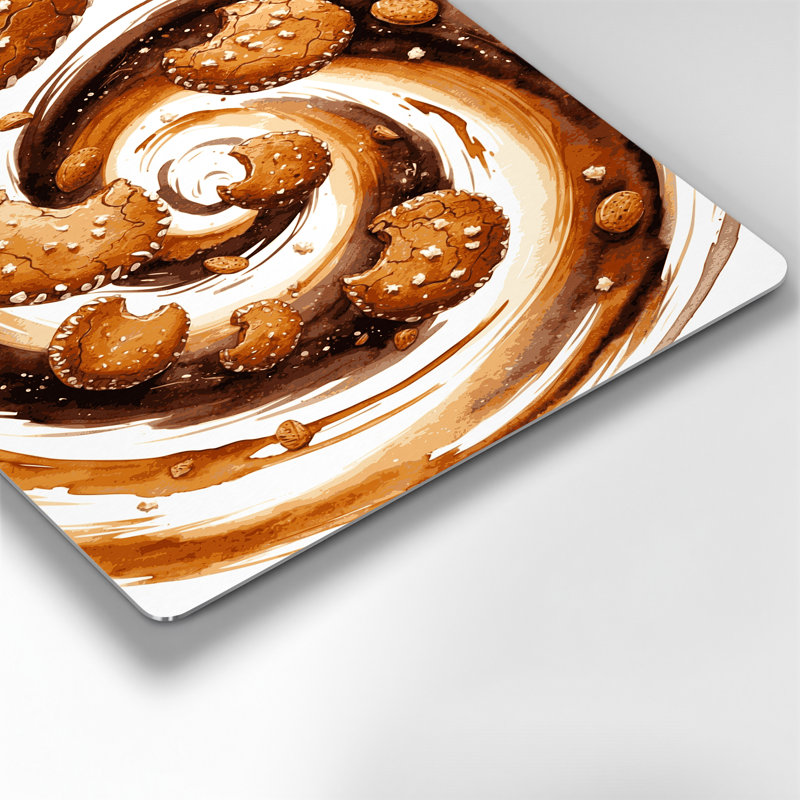 Desserts Gingersnaps, art mural en métal brun, H 11 po x l 14 po