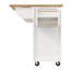 Kitchen Island With 2 Doors , 2 Drawers And Wine Rack-2069209413