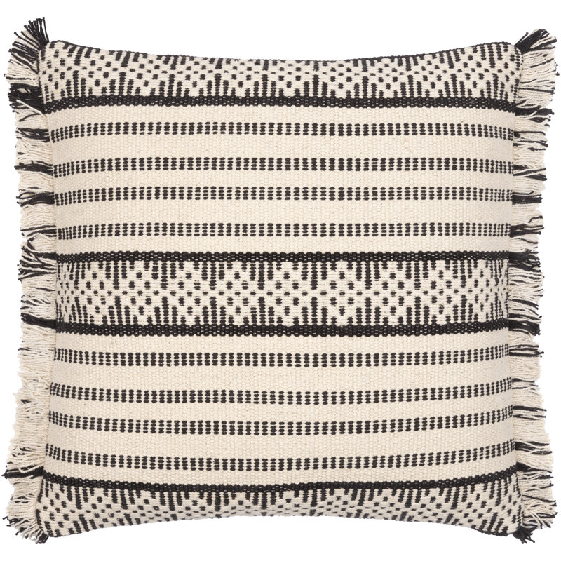 Jeté de coussin en polyester Eerts, 18 po x 18 po