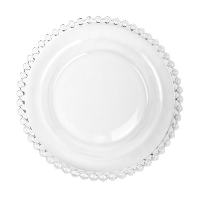20.5cm Glass Appetiser Plate