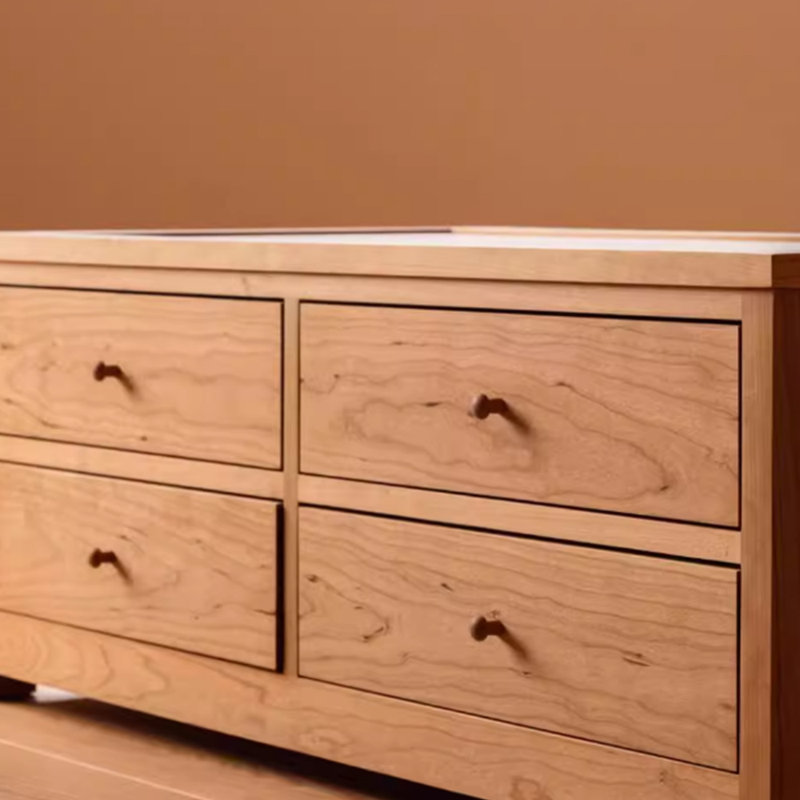 Table basse en bois massif avec rangement simple