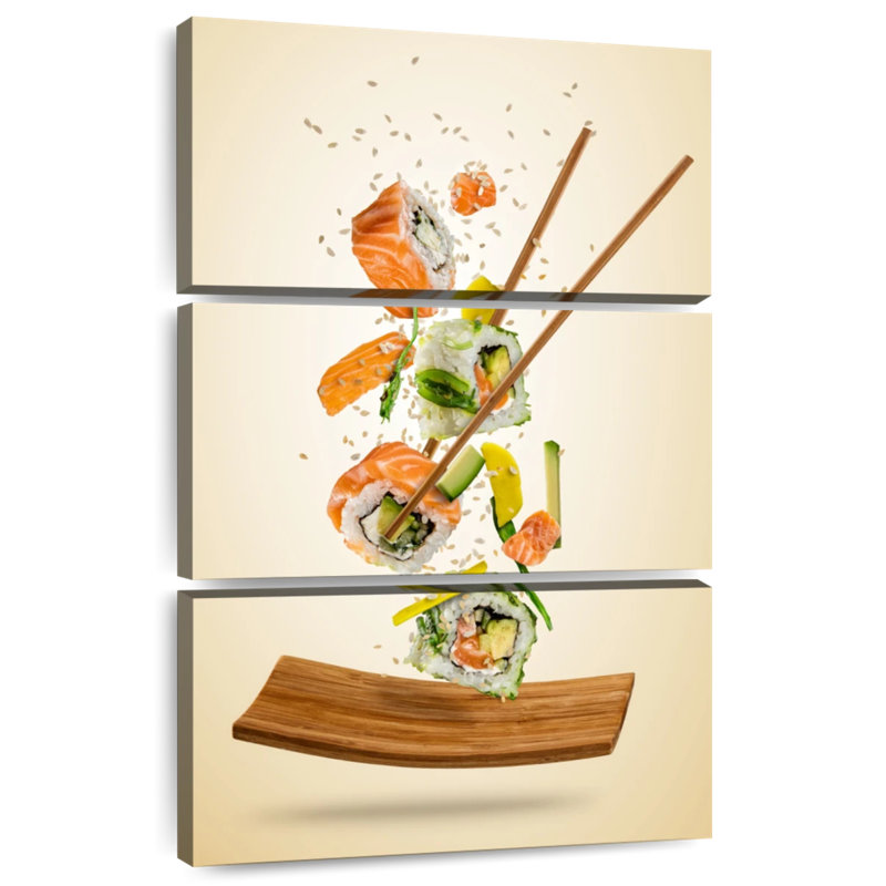 Rouleaux de saumon Yarlin, H 65 po x l 42 po