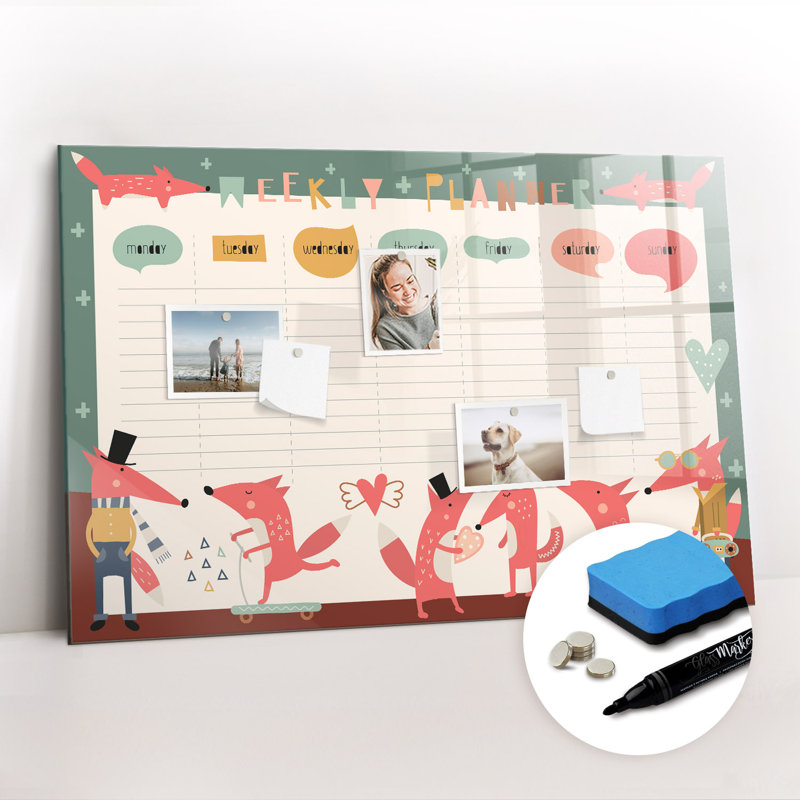 Magnetic Glass Dry Erase Board