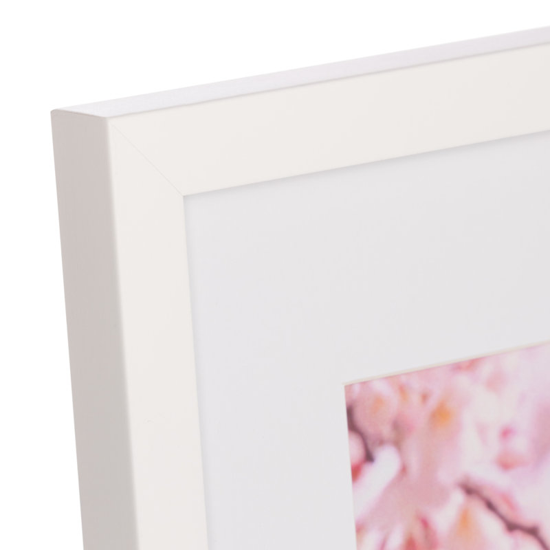 Cadre photo Snap Linear, 5 po x 7 po, 8 po x 10 po, Blanc