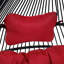 Fauteuil suspendu en polyéthylène avec coussins Cadmann - Rouge-481970652