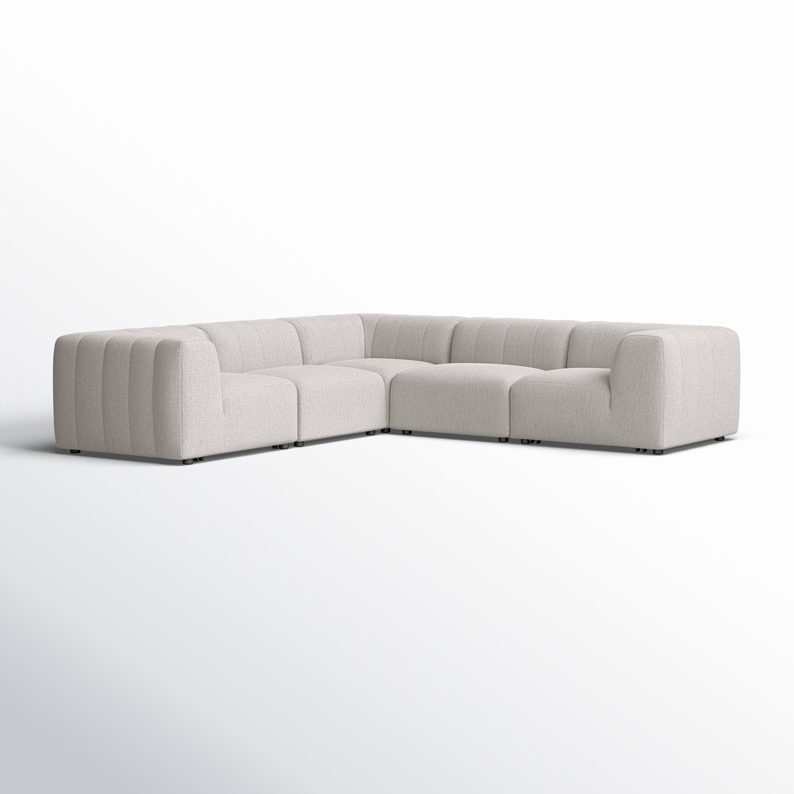 Neema 121'' Wide Metal Patio Sectional